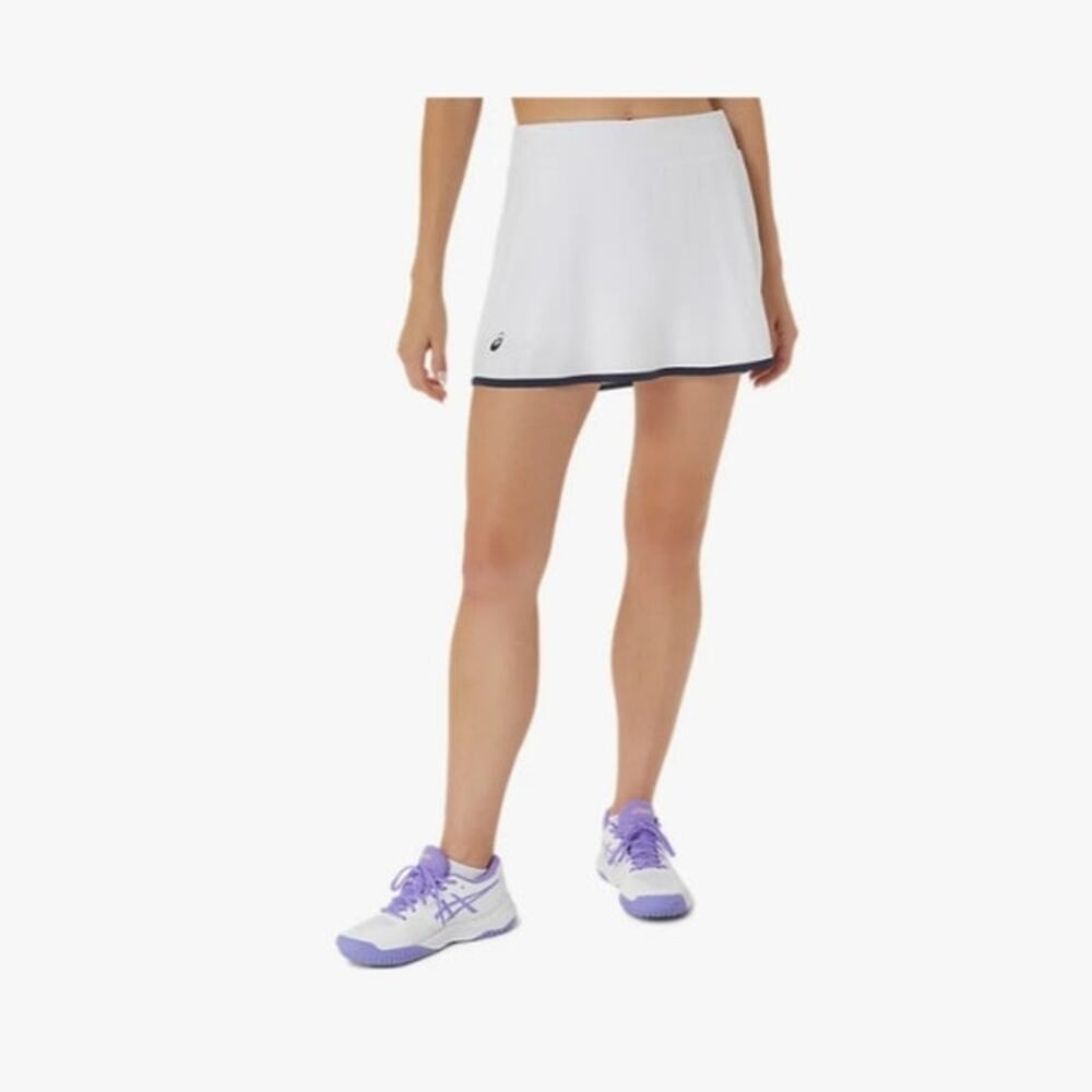 Asics Skort Size XL White Black Tennis